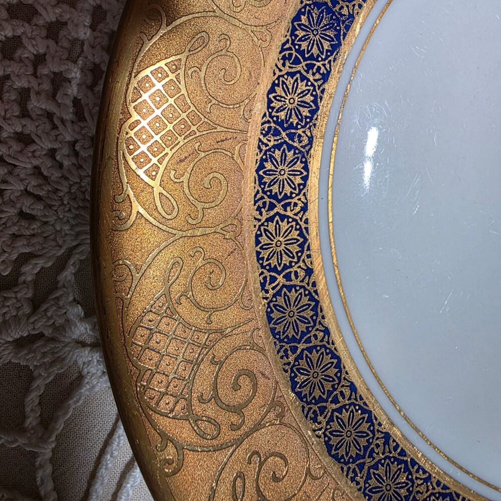 Tettau Echt Bavaria 22K Gold Tea Set Trio Made in Germany - Picture 8 of 10